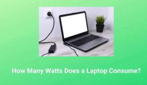 how many wats does a laptop consume