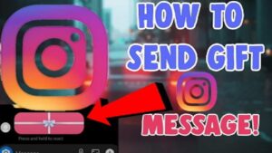 send gift message on instagram